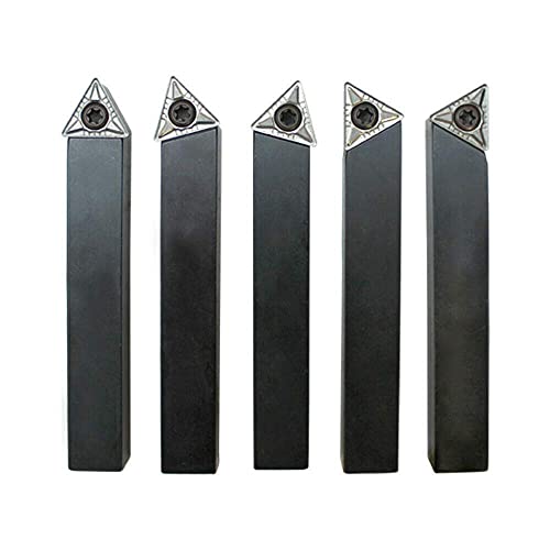 Herramienta de Torneado con Insertos de Carburo 1/4'' Combo 5 PC miniatura 3