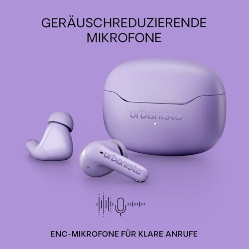 Urbanista Bluetooth Kopfhörer in Ear, Noise Cancelling Kopfhörer Kabellos – Ansicht 4