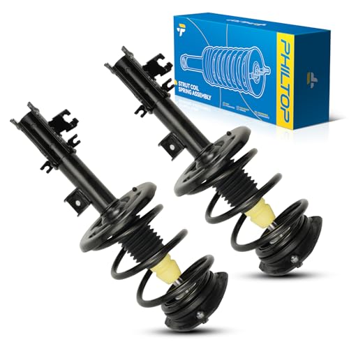 Image of PHILTOP Front Struts Assembly for 2007-2013 Altima, 182392 /182393 Complete Struts and Shocks Absorber Assembly,Quick Suspension Loaded Struts with Coil Spring
