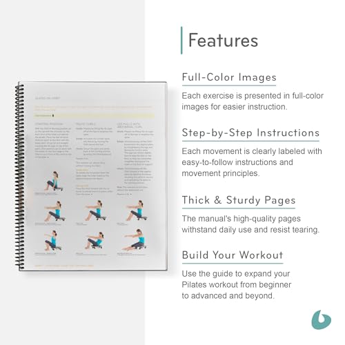 Balanced Body Orbit Manual, Pilates Orbit Guide for Workout Equipment, Exercise Manual for Home Gym or Studio Use
