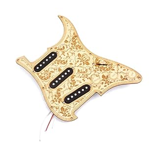 PWANG Chargé Préwired SSH PickGuard 3 Pièces Numbulk/Middle/Bridge Style Guitare Pickguard Guitare chargé - Les Beatles, Paul McCartney, John Lennon, RIngo Starr, George Harrison PWANG Chargé Préwired SSH PickGuard 3 Pièces Numbulk/Middle/Bridge Style Guitare Pickguard Guitare chargé – Image 2