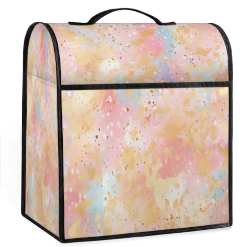 Coffee Maker Cover Galaxy Abstract Colorful Kitchen Appliance Covers Small Appliance Covers Blender Cover Juicer Cover Dust Covers for Kitchen Appliances with Top Handle and Pockets,Washable,B433