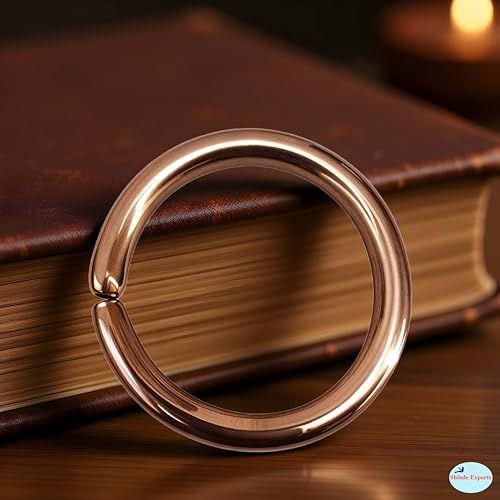 Image of SHINDE EXPORTS Heavy Pure Copper thick Bracelet Bangle Unisex Kada Solid Handmade Cuff for Men & Women