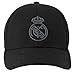 レアルマドリード オフィシャル 帽子 キャップ ブラック 黒 大人 フリーサイズ Adult Cap Crest Piqué Black