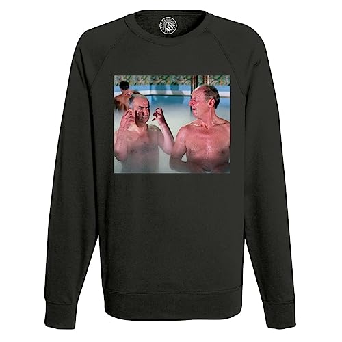 Photo de Fabulous Sweatshirt Homme Noir La Grande Vadrouille Louis De Funes Bourvil Big Moustache Bains Turcs