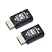 EVanlak 3rd Generrtion Hdmi Edid Emulator Passthrough Eliminated Emulator Adapter Work with Mac Thunderbolt to HDMI Switches/Extender/AV Receiver/Video Splitters 4k- 3840x2160@60Hz-2pack