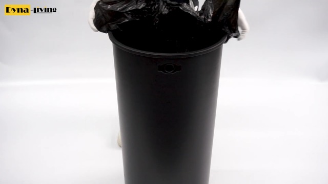 Image of Dyna-Living Stainless Steel Trash Can Outdoor Large Garbage Can with Lid Open Top Trash Bin Commercial Big Kitchen Garbage Bin Industrial Metal Trash Enclosure (Black)