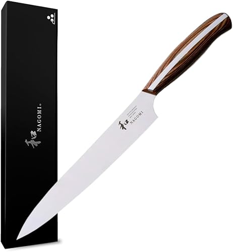 Vista 15 de NAGOMI ] Cuchillo multiusos de 7 pulgadas para carne, pescado y verduras Cuchillo de cocina japonés SANTOKU de calidad profesional con mango