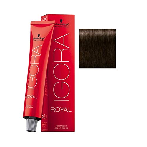 Schwarzkopf Igora Royal Natural 4-0 - Medium Brown Natural Hair Colour/Tint 60ml Tube by Ignora Royal