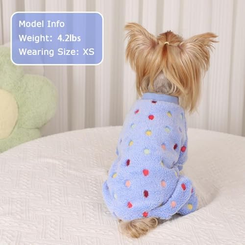 Pijama para cães tamanho XXX-PP, algodão elástico para cães de estimação, pijamas para cachorrinhos