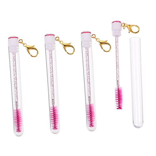 Ipetboom 4Pcs Applicator Tubes with Wands Durable Makeup Brush Portable Mascara Bottles for and Eyebrow Travel Present