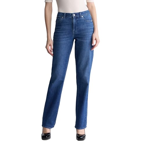 Buffalo David Bitton Womens Mary Mid Rise Straight Jeans