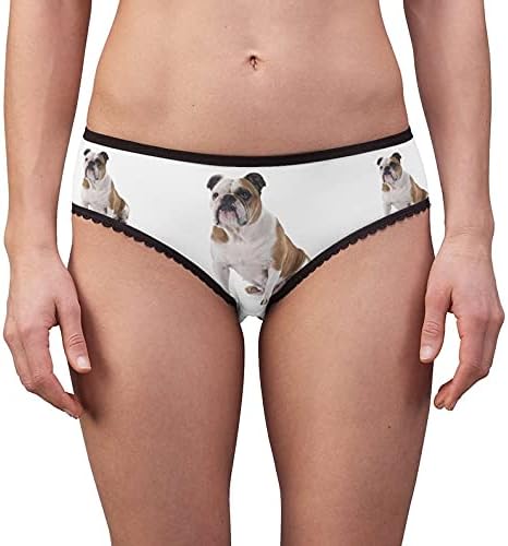 DogsMakeMeHappy English Bulldog Panties, English Bulldog Underwear, Briefs, Cotton Briefs, Funny Underwear, Panties For Women