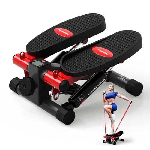 HARISON Mini Steppers for Exercise, Stair Stepper with LCD Monito...