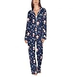 Caractéristiques: cet ensemble de pyjamas femmes est conçu avec une coupe ample et un tricot gaufré de belle facture. Le haut à col rond et à manches courtes est associé à un short avec poches et cordon de serrage, Ce qui vous permet de transporter facilement de petits objets