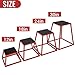 MegaChoice Plyometric Jump Box Gym,12/18/24/30 Inch Heavy-Duty Steel Plyo Box with Non-Slip Rubber Top for Home Gym, Strength Training