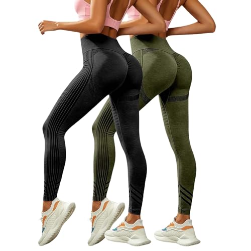 Leggings de yoga de corte alto para correr en el parque o entrenar en casa