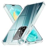 Pnakqil Cover Compatibile con Honor 200 Lite, Custodia per Telefono in Antiurto Sottile Bumper Trasparente Morbida in Silicone TPU, Anti-Graffio Chiaro Militare Protettiva Case per Honor 200 Lite 5G