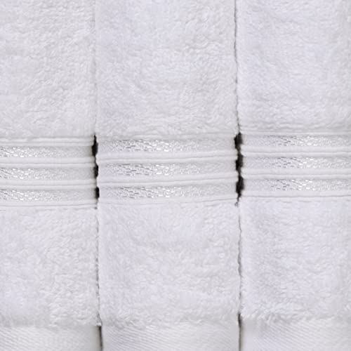 Superior Egyptian Cotton 10-Piece Face Towel Set, Small Towels For Facial, Spa, Quick Dry, Absorbent Towels, Bathroom Accessories, Guest Bath, Home Essentials, Washcloth, Airbnb, White #TOP2