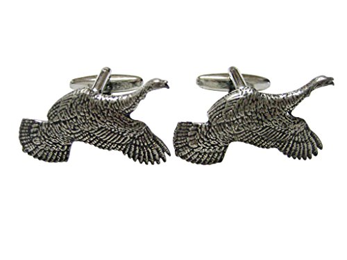 Kiola Designs Mancuernillas Flying Turkey Bird