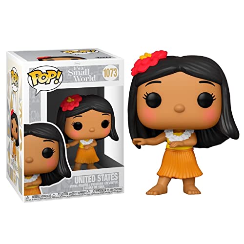Funko Collectible Figure Pop Disney Parks: Small World - Usa Muticolour, 3.75 Inches,55259