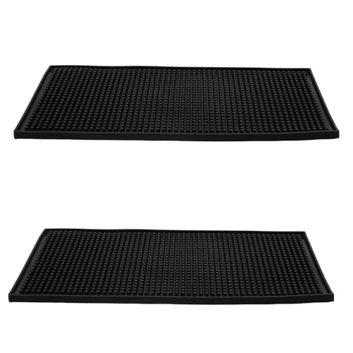 2pcs Silicone Mat para Herramientas de Cabello: Almohadilla Resistente al Calor para Rizador y Plancha - Soporte para Herramientas Calientes para Encimeras y Viajes, Uso en Salón, 12" x 6" miniatura 1