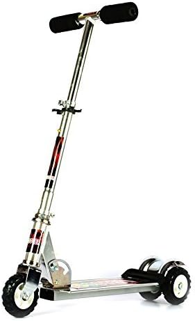 The Flyers Bay Ultra Durable Big Wheel Scooter, Silver