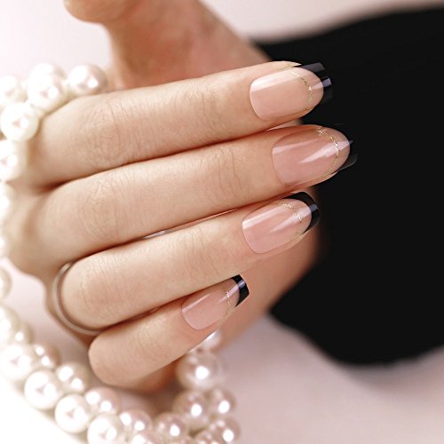 Featured image of post The Best 16 Punta Elegantes Uñas Francesas Negras