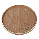 【Élégant et design】 : finition noire et rehausse n'importe quel espace, des cuisines aux salles à manger rustiques. comme plateau ottoman décoratif ou plateau de service fonctionnel. Plateau ottoman décoratif en bois noir.