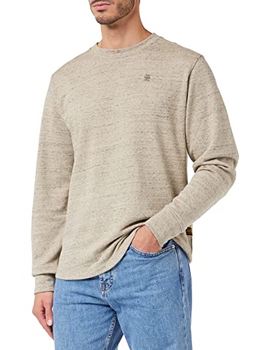 G-STAR RAW Lash Sweatshirt Homme, Multicolore (westpoint khaki htr D18231-C425-D385), L