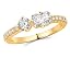 E-Two Stone-Gold-1.3ct