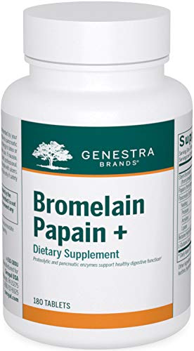Genestra Brands Bromelain Papain + | Multi Enzymatic Formulation in Tablet Format | 180 Tablets