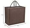 La Cordeline Sac Cabas en Toile de Jute 25L 45x19x33cm, Marron Chocolat - Sac courses #2