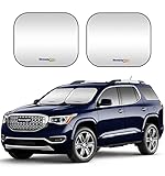 YeewayVeh Windshield Sun Shade, 2-Piece Foldable Car Sun Shade Windshield for Most SUV Truck, Durabl