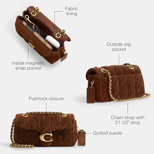 Image of COACH Women's Quilted Leather Tabby 20 Shoulder Bag