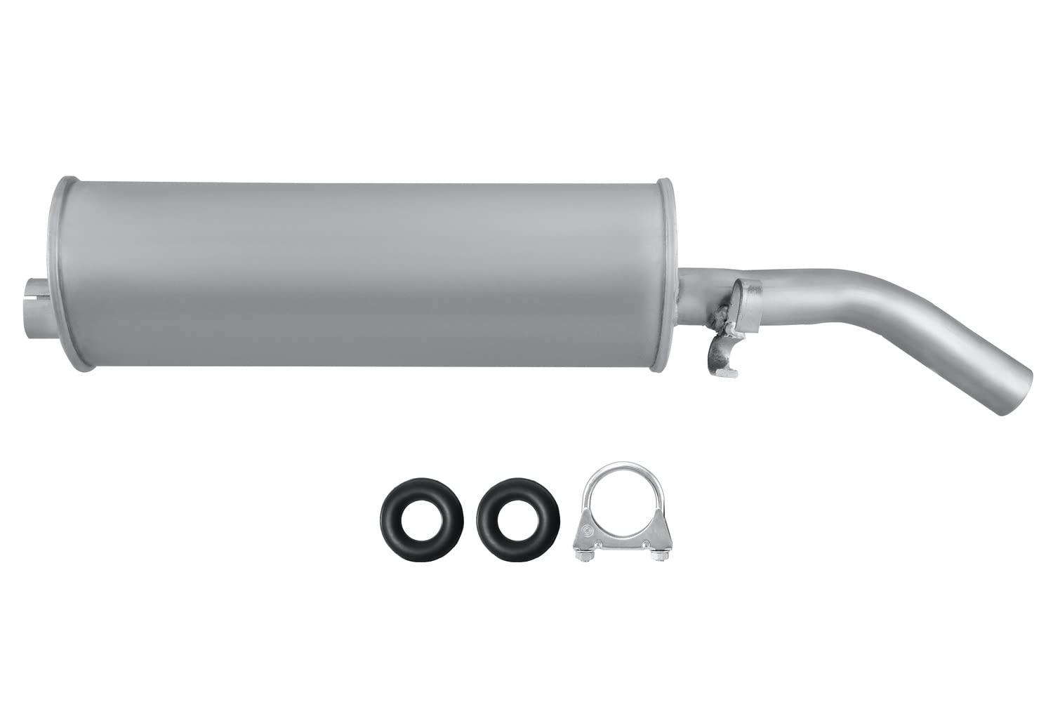 HELLA 8LD 366 033-821 Tłumik końcowy - Easy2Fit® Kit - z tyłu - jednoczęściowy - Komplet z elementami do montażu