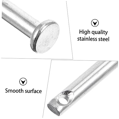 ULTECHNOVO 20 Unidades Pin Variedade De Alfinetes Forquilha De Furo Único Localização Cavilhas Prend