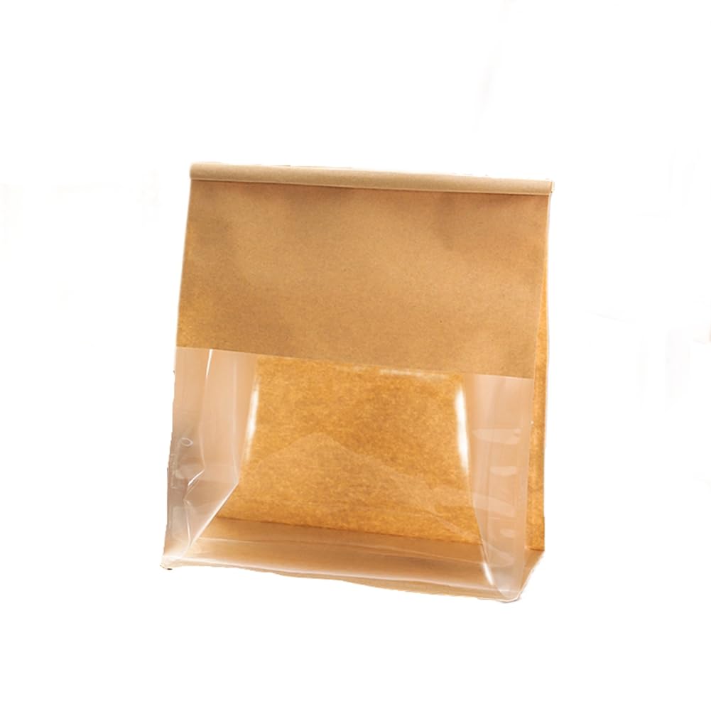 IJSDNVJNDX Bakery Bags Set, 22cmx28cm Bread Bags for Homemade Bread Cookie Bags Good Choice Breads,Baked,Cookie Packaging