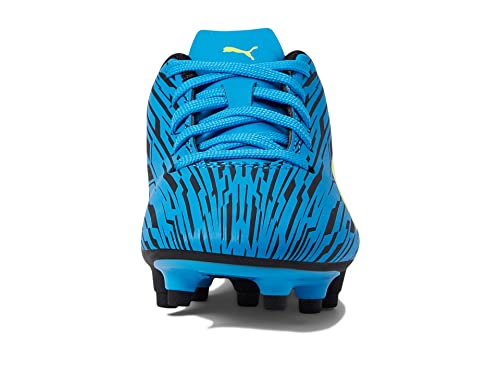 PUMA Puma Rapido III Soccer Shoe, Ocean Dive-Yellow Alert Black, 5.5 US Unisex Big Kid
