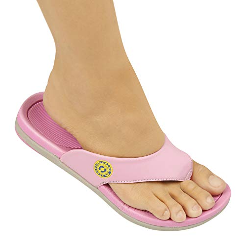 Sandália Total Support com Arco e Piloto, Ortho Pauher, Rosa, 37/38