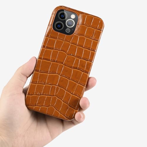 Coque iPhone 13 Pro Max marron anti-choc protégeant l'écran - 3