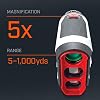 Bushnell-Tour-V4-Shift-Medidores-Laser-de-Golf-NegroBlancoRojo-Talla-Unica