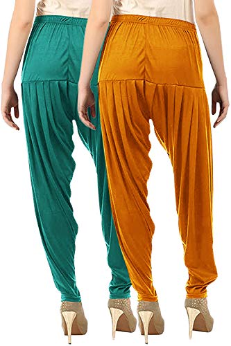 Image of Buy That Trendz Patiala Salwar for Women Viscose Patiala Pant Combo