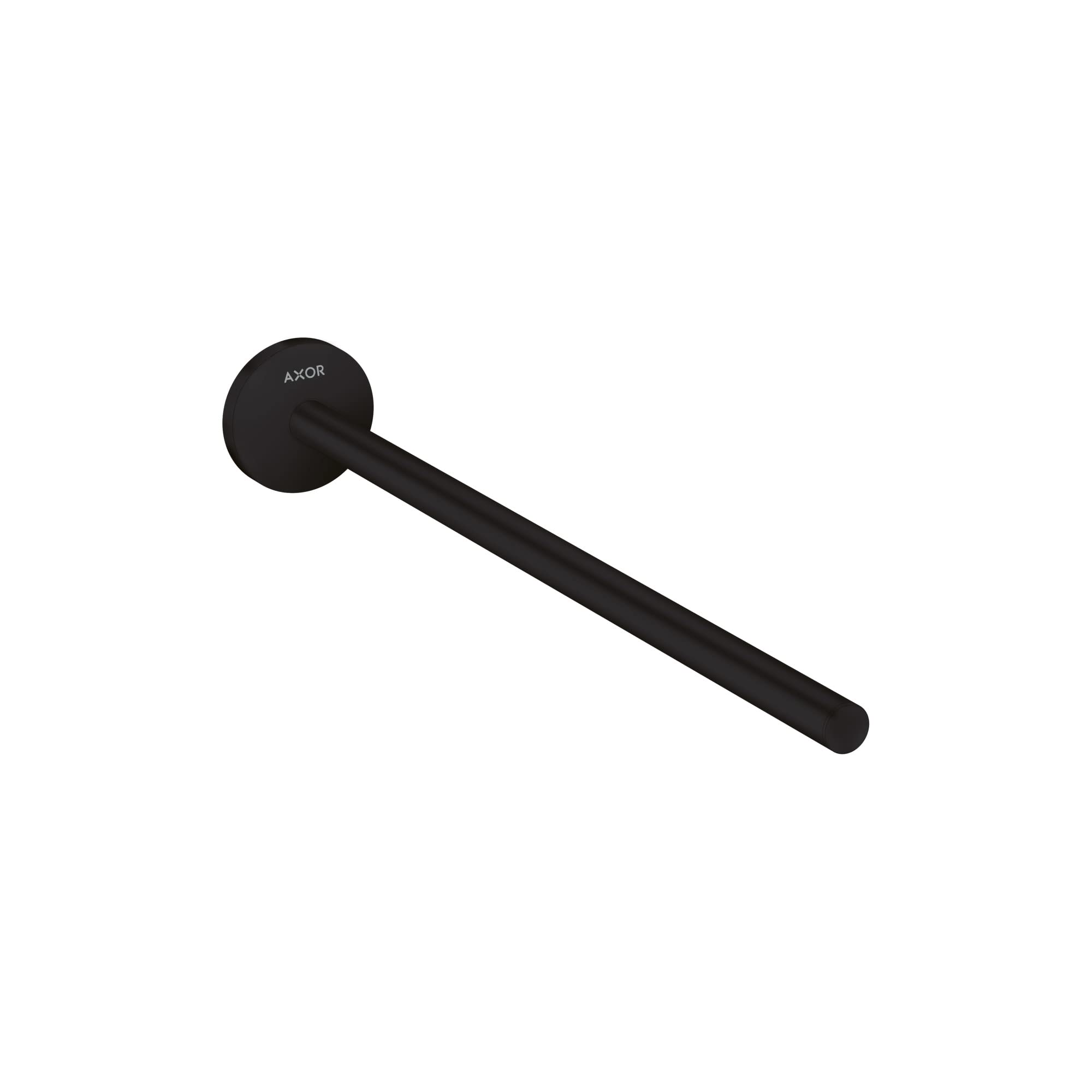 Porte-serviettes noir mat AXOR 42826670, la solution moderne anti-traces de doigts