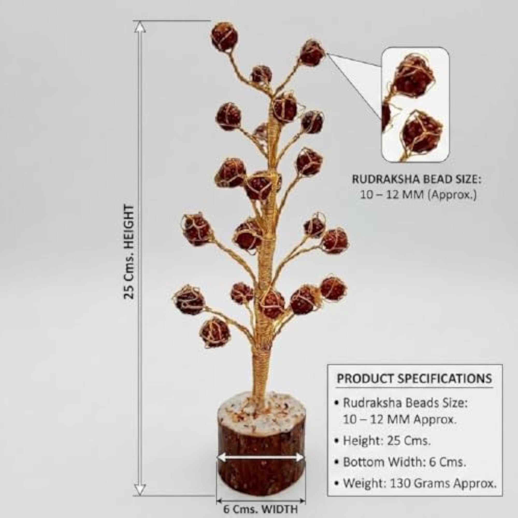 Rudraksha Beads Tree for Home Decor