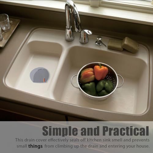 2PCS Silicone Drain Cover - 6.1''*5.5'' Bathtub Drain Stopper Bathroom Bath Tub Drain Hair Stopper, Bathtub Drain Plug, Universal Flat Suction Shower Bathtub Drain Cover, Kitchen, Laundry Accessories - image 2