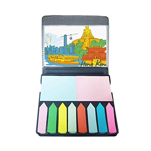 Notes autocollantes Victoria Hong Kong à offrir en coffret aquarelle élégant