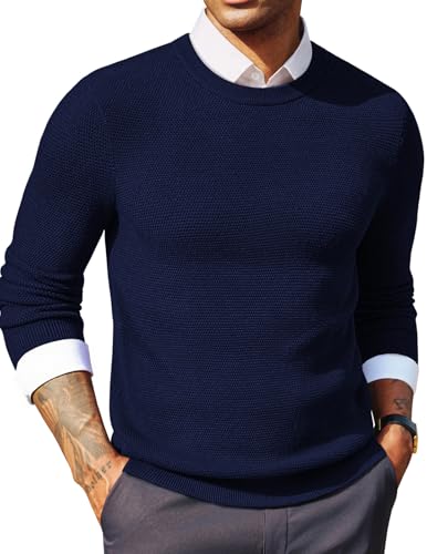 PJ PAUL JONES Mens Sweater Cable Knit Textured Solid Fall Sweaters