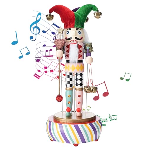 Sockywin Nussknacker-Musikbox Weihnachtsdeko 2025 Upgrade - Holz...