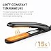 VANESSA PRO Mini Flat Iron Hair Straightener, Small Flat Irons for Short Hair, Travel Curling Iron Dual Voltage for Europe(0.7-inch)